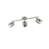 Reality lights Nancy ceiling spotlight matt nickel, 3-light sources