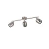 Reality lights Nancy ceiling spotlight matt nickel, 3-light sources