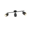 Reality lights Nancy ceiling spotlight black, 3-light sources
