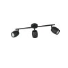 Reality lights Nancy ceiling spotlight black, 3-light sources