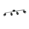 Reality lights Nancy ceiling spotlight black, 4-light sources