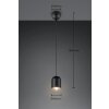 Reality lights Nara pendant light black, 1-light source