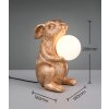 Reality lights Rabbit table lamp gold, 1-light source