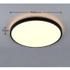 Reality lights Slope ceiling light LED black, 1-light source, Remote control