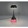 Reality lights Tembo table lamp LED black, 1-light source, Colour changer