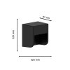 Philips Lights Grits outdoor wall light LED black, 1-light source