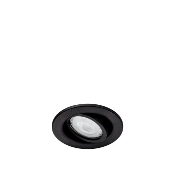 Philips Lights Fresco recessed light black, 1-light source