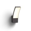 Philips Lights Splay outdoor wall light LED anthracite, 1-light source