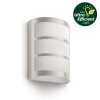 Philips Lights Python outdoor wall light LED silver, 1-light source