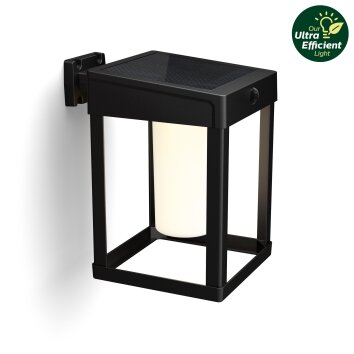 Philips Lights Camill wall light LED black, 1-light source, Motion sensor