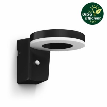 Philips Lights Zonal wall light LED black, 1-light source