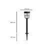 Philips Lights Radii pedestal light LED black, 1-light source