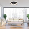Leuchten Direkt lights VENIKA ceiling light LED black, 1-light source, Remote control