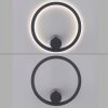 Leuchten Direkt lights ARCHIE wall light LED anthracite, 1-light source, Remote control