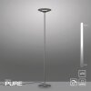 Paul Neuhaus lights Moon floor lamp LED silver, 2-light sources