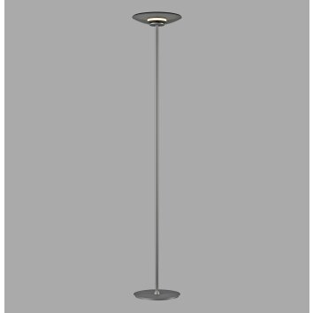 Paul Neuhaus lights Moon floor lamp LED silver, 2-light sources