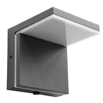 Globo lighting Lassan outdoor light LED anthracite, 1-light source