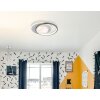 Globo lighting Moon ceiling light LED grey, black, 1-light source