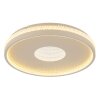 Globo lighting Shirley ceiling light LED sand-coloured, 1-light source, Remote control