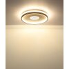Globo lighting Shirley ceiling light LED sand-coloured, 1-light source, Remote control