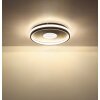 Globo lighting Shirley ceiling light LED black, 1-light source, Remote control