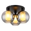 Globo lighting Ulf ceiling light black, 3-light sources