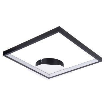 Globo lighting Oslo ceiling light LED black, 1-light source
