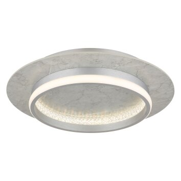 Globo lighting Mary ceiling light LED silver, 1-light source, Remote control