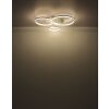 Globo lighting Mary ceiling light LED silver, 1-light source, Remote control
