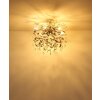 Globo lighting Queena ceiling light silver, 6-light sources