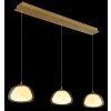 Globo lighting Avila hanging light LED gold, 1-light source, Remote control
