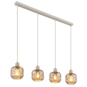 Globo lighting Antonio hanging light beige, 4-light sources