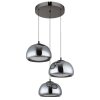 Globo lighting Avila hanging light LED chrome, black, 1-light source, Remote control