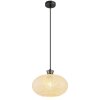 Globo lighting Brokana hanging light chrome, black, 1-light source