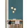 Globo lighting Ulf hanging light black, 3-light sources