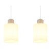 Globo lighting Trent hanging light sand-coloured, 4-light sources