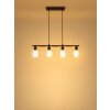 Globo lighting Villegas hanging light black, 4-light sources