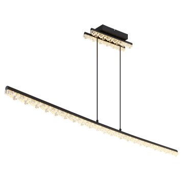 Globo lighting Hilton hanging light LED black, 1-light source