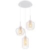 Globo lighting Nesa hanging light white, 3-light sources