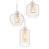 Globo lighting Nesa hanging light white, 3-light sources