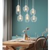 Globo lighting Nesa hanging light white, 6-light sources