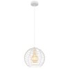 Globo lighting Nesa hanging light white, 1-light source