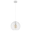 Globo lighting Nesa hanging light white, 1-light source