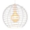 Globo lighting Nesa hanging light white, 1-light source