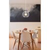 Globo lighting Nesa hanging light white, 1-light source