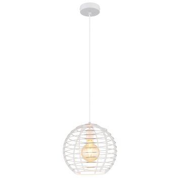 Globo lighting Nesa hanging light white, 1-light source