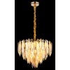 Globo lighting Elinor chandelier gold, 12-light sources