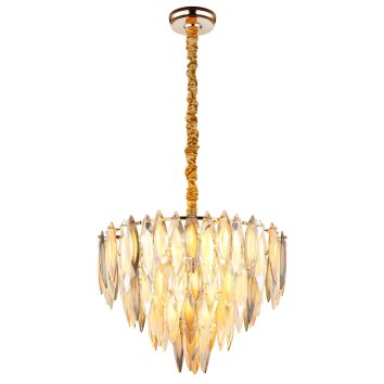 Globo lighting Elinor chandelier gold, 12-light sources