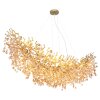 Globo lighting Queena chandelier gold, 16-light sources