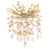 Globo lighting Queena chandelier gold, 4-light sources
